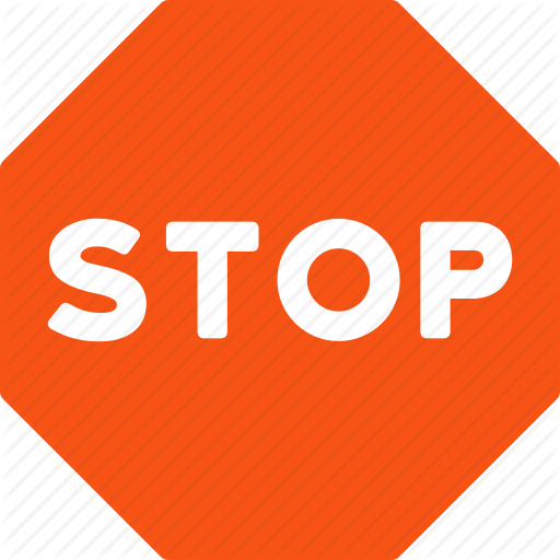 Control, Danger, Pause, Road Signs, Stop Sign, Terminate, Warning Icon