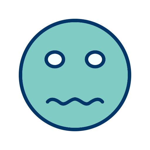 Face, Smiley, Emoticon, Nervous Icon