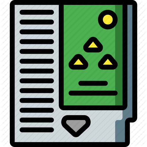 Cartridge, Game, Nes, Retro, Triforce, Video Game, Zelda Icon