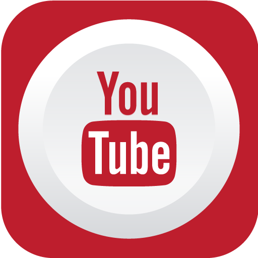Youtube Icon Rounded Flat Social Iconset Graphicloads