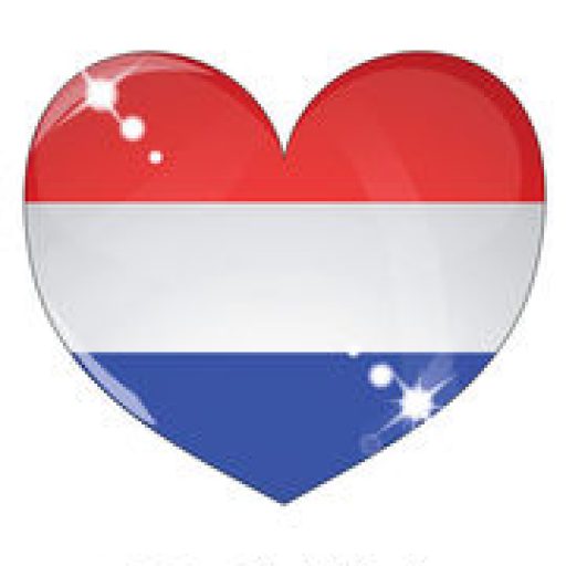 Cropped Icon Of Netherlands Flag Vector