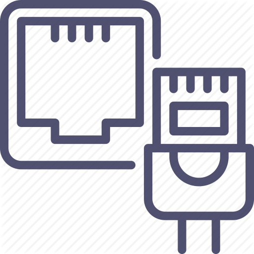 Cable, Connection, Ethernet, Internet, Network, Port Icon