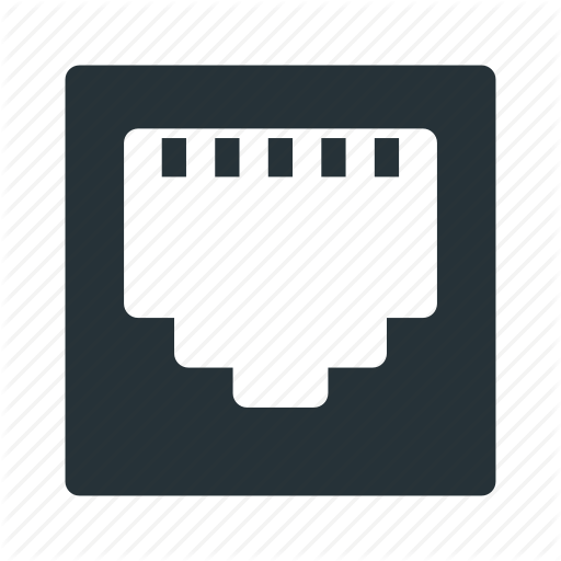 Cable, Input, Lan, Network, Wire Icon