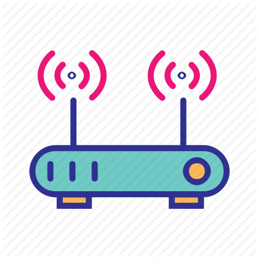 Home Network, Hub, Internet, Iot, Router, Wifi Icon