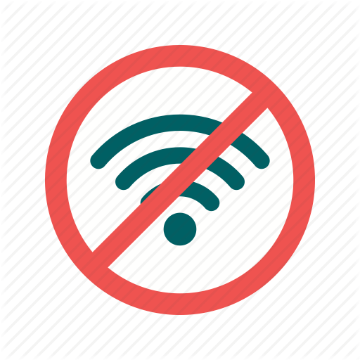 Connection, Internet, Network, No, Sign, Signal, Wifi Icon