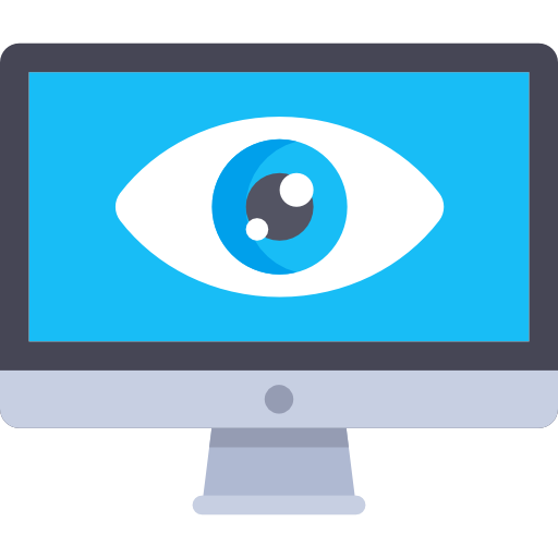 Monitor, Screen, Search, Eye, Technology, Monitoring, Seo And Web Icon