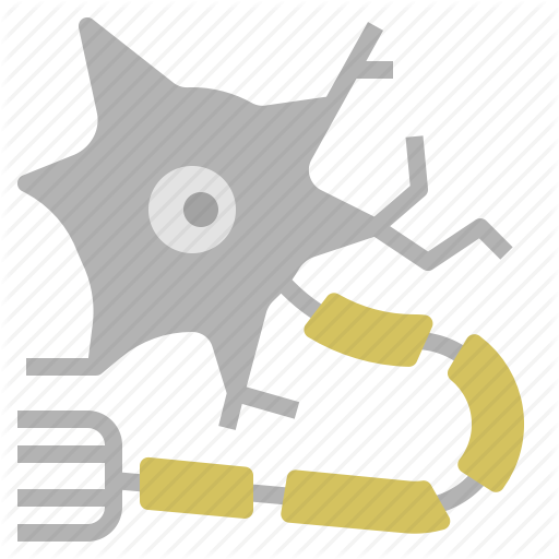 Cell, Motor, Multiple, Myelin, Nerve, Neuron, Sclerosis Icon