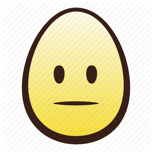 Easter, Egg, Emoji, Face, Head, Neutral Icon