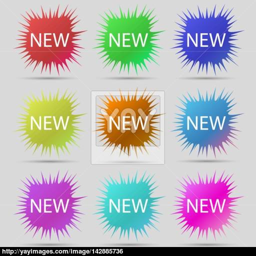 New Sign Icon Arrival Button Symbol Nine Original Needle Buttons