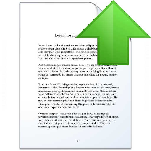 Iconexperience V Collection Document Up Icon