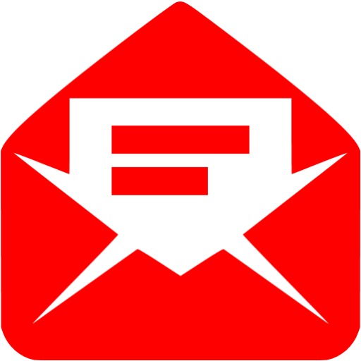 Red Read Message Icon