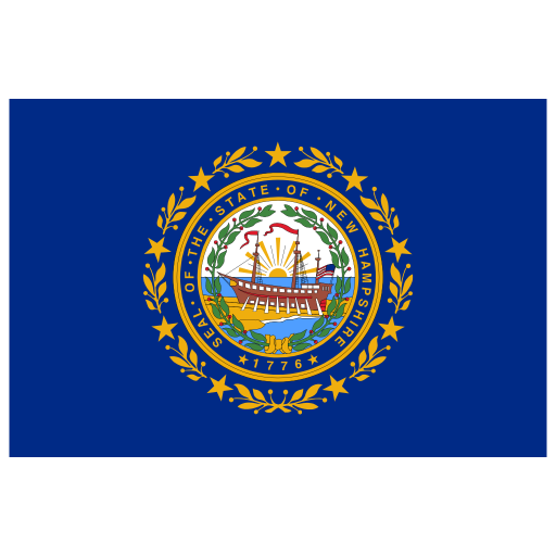 Us Nh New Hampshire Flag Icon