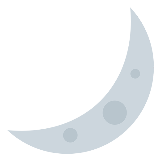 Crescent Moon Emoji For Facebook, Email Sms Id Emoji