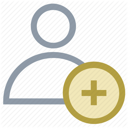 Add Contact, Add Friend, Add User, New User, Social Network Icon