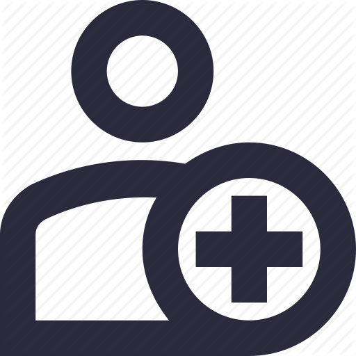 Add Friend, Add People, Add User, Create Contact, New User Icon