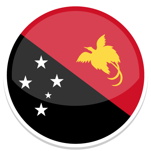 Papua New Guinea Icon Round World Flags Iconset Custom Icon Design