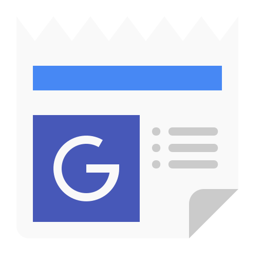 Google, News, Data, Newspaaper, Newsfeed, Service, Daily Icon Free
