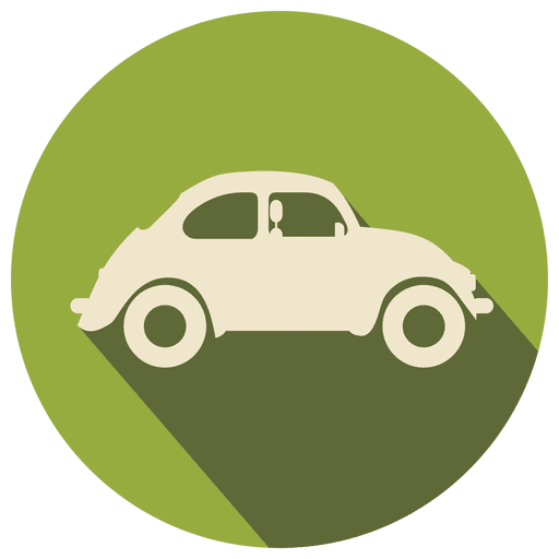 Retro Car Flat Icon