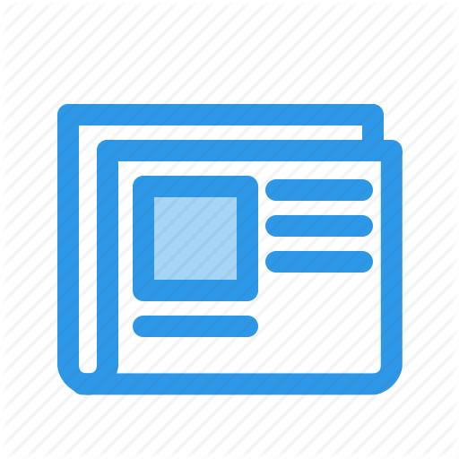 Current, Event, News, Newspaper Icon