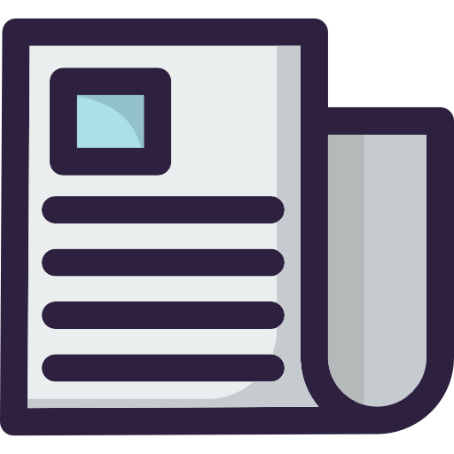 Journal, Interface, Communications, News, News Report, Newspaper Icon