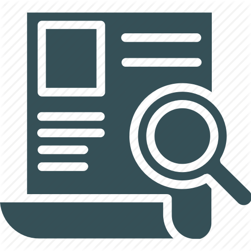Articles, Megnifire, News, Newspaper, Search Icon