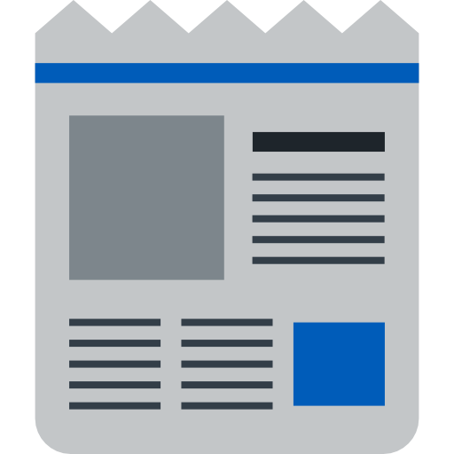 News, News Report, Newspaper Icon