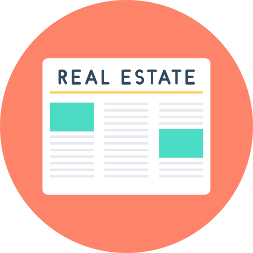 Real Estate Newspaper Png Icon
