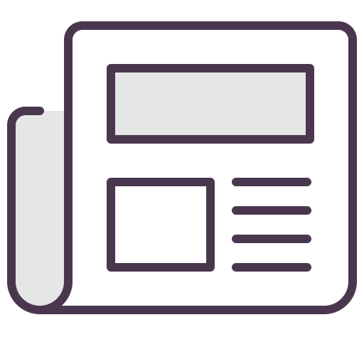 Newspaper Outline Icon