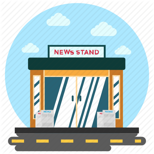 Magazine Store, News Office, News Store, Newspaper Stand
