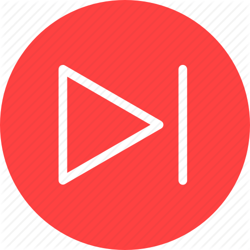 Arrow, Circle, Forward, Next, Red, Right Icon