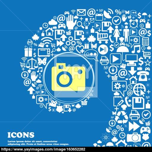Camera Icon Nice Set Of Beautiful Icons Twisted Spiral Into