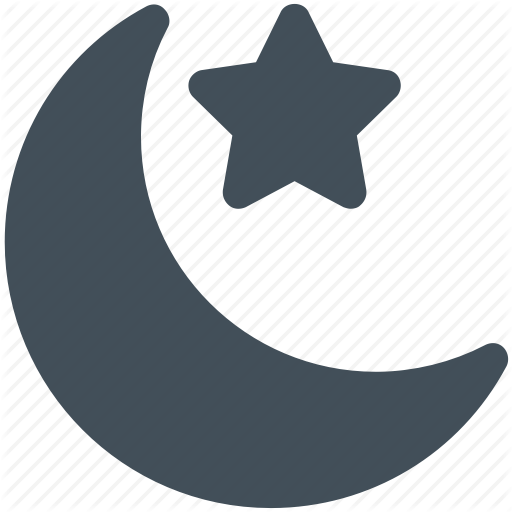 Christmas, Hat, Moon, Night Icon Icon