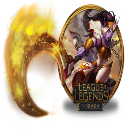 Soraka Icon Free Of League Of Legends Gold Border Icons