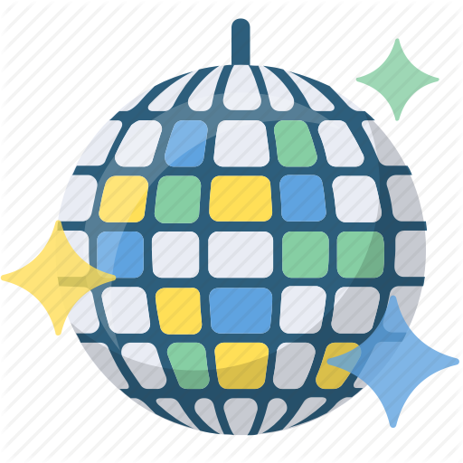 Dance, Disco, Discoball, Nightlife, Party, Retro, Vintage Icon