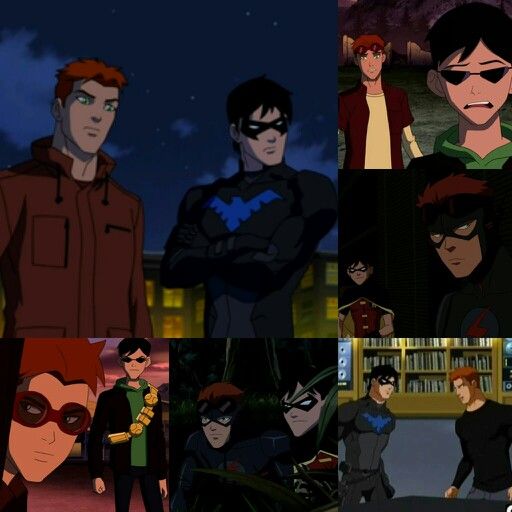 Wally Westkidflash And Dick Graysonrobinnightwing Best Friends