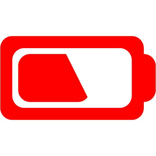 Red Battery Icon