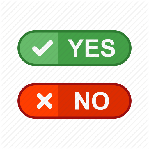 Yes No Button Transparent Png Clipart Free Download