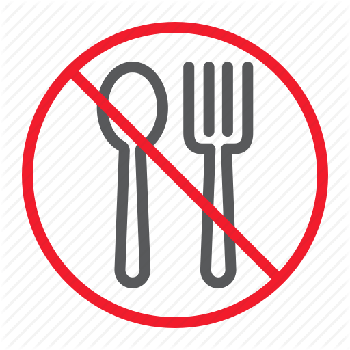 Ban, Eating, Food, Forbidden, No, Prohibition, Stop Icon