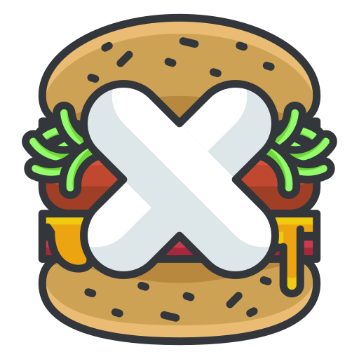 No Junk Food Icon Free Of Free Filled Outline