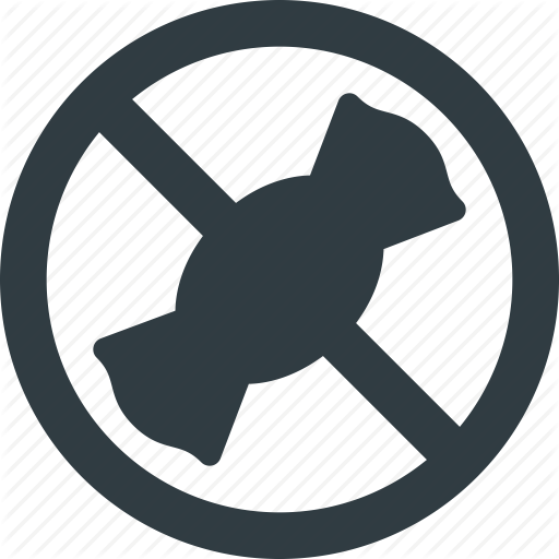 Candy, Diabetes, Diet, Food, No, Sugarfree Icon