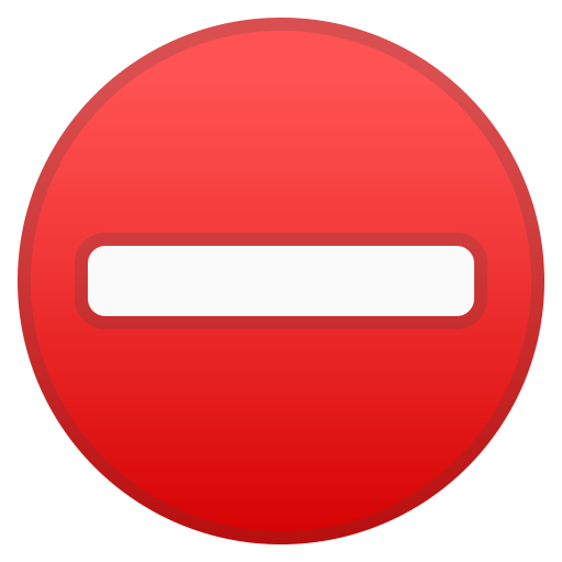 No Entry Icon Noto Emoji Symbols Iconset Google