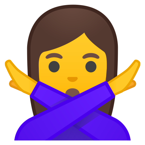 Woman Gesturing No Icon Noto Emoji People Expressions Iconset