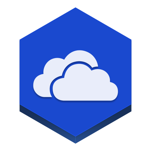 Skydrive Icon Hex Iconset