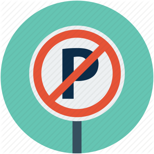 No Park, No Park Sign, No Parking, No Parking Sign Icon