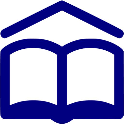 Navy Blue School Icon