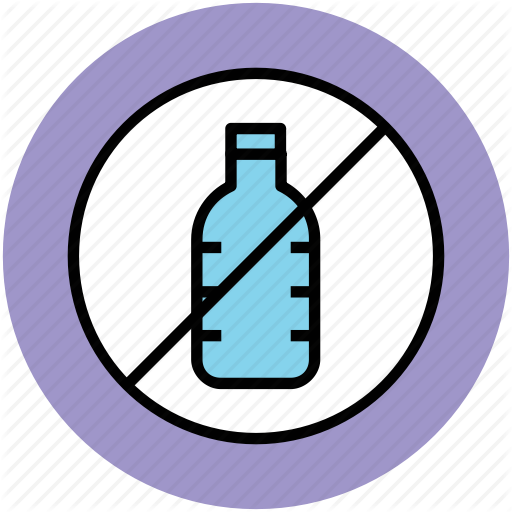 Bottle Restriction, Forbidden, No Drink, No Water Bottle