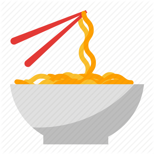 Bowl, Chopstick, Food, Noodle Icon