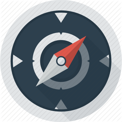 Compass, Direction, Location, North, South Icon