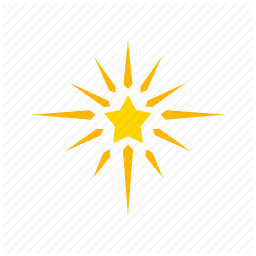 Glow, Light, North Star, Star Icon
