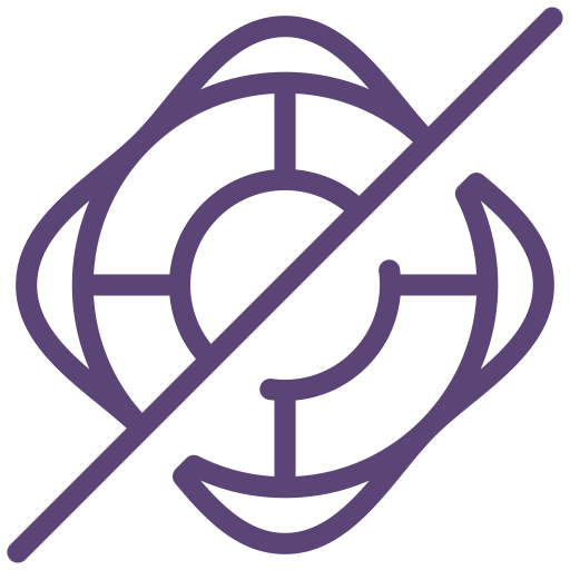 No, Help, Support, Sign, Faq, Not Allowed Icon